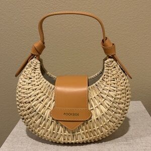 Poolside Croissant Woven Bag
